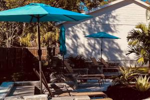 Zahrada ubytování BoHo Bungalow