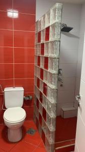 Ένα μπάνιο στο Bazaar Luxury Apartment in Skopje