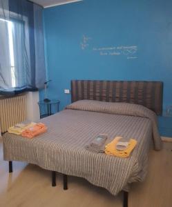 Postel nebo postele na pokoji v ubytování Al 54