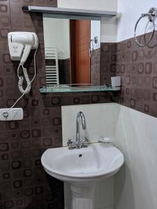 Koupelna v ubytování Hotel Wintera Gudauri
