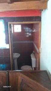 Koupelna v ubytování Don Pinelli dptos