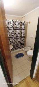 Koupelna v ubytování Penitentes Complejo Ruta Nacional Nº 7