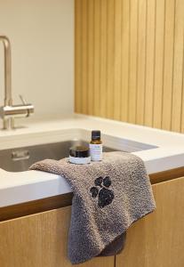 Vannituba majutusasutuses Clifftops Lodge