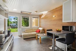 Posezení v ubytování Ferienhaus 202