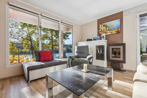 Χώρος καθιστικού στο Ferienhaus 257