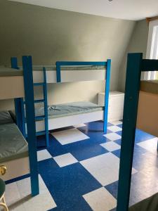 Postel nebo postele na pokoji v ubytování Eau-Berge Champêtre + 8 fotografií