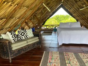 Postel nebo postele na pokoji v ubytování Pirita Beach House