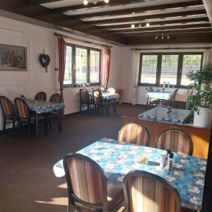 Posezení v ubytování Landhaus im kühlen Grunde Garni