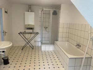 Koupelna v ubytování Haus Giebelwald