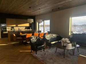 Χώρος καθιστικού στο Golden circle luxury villa