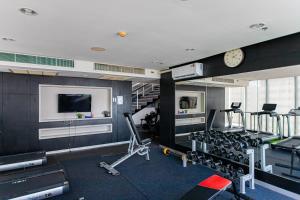 Fitness centrum a/nebo fitness zařízení v ubytování Brcozy near donki mall & BTS thonglor-ekkamai