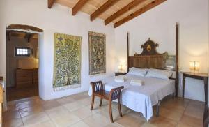 Voodi või voodid majutusasutuse Son Poca Palla Sant Llorens toas +21 fotot