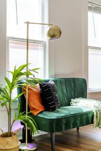 Posezení v ubytování Short North Convention Private Parking Pets!