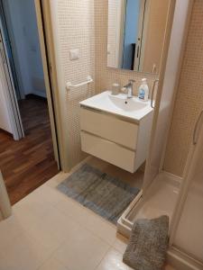 Salle de bains dans l'établissement appartamento dei pioppi
