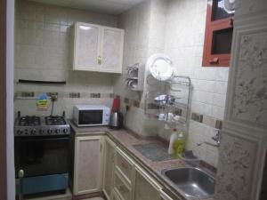 Kuchyň nebo kuchyňský kout v ubytování العين الهيلي مصباح بيت 5 + 6 fotografií