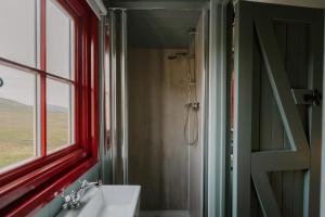 Koupelna v ubytování Barlwyd Glamping