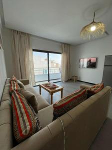 Ruang duduk di Atlantic view Tamraght