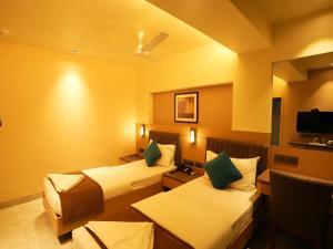 Μια τηλεόραση ή/και κέντρο ψυχαγωγίας στο Rama Krishna Hotel