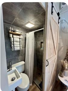 Koupelna v ubytování Crows Nest Casita