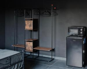 Η κουζίνα ή μικρή κουζίνα στο Appartamenti "UNIQUE" palazzo storico FAENZA +13 φωτογραφίες