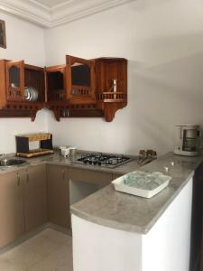 Kuchyň nebo kuchyňský kout v ubytování Djerba Beautiful Home Houmet Souk