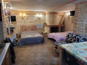 Χώρος καθιστικού στο Travel Solution - Seaview & Roman Apartments