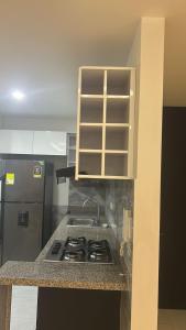 Η κουζίνα ή μικρή κουζίνα στο Apartamento Silver Park