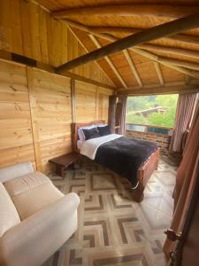 Postel nebo postele na pokoji v ubytování Amadeus Chalet Guatavita