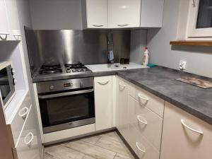 Kuchyň nebo kuchyňský kout v ubytování Apartament Sucharskiego + 8 fotografií