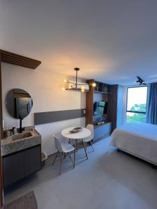 Μια τηλεόραση ή/και κέντρο ψυχαγωγίας στο Beira-Mar Flat Sonne