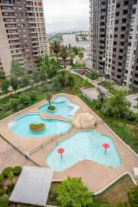 Πισίνα στο ή κοντά στο Apartartment 2 Bedrooms Suite Macul Metro Fully Equipped