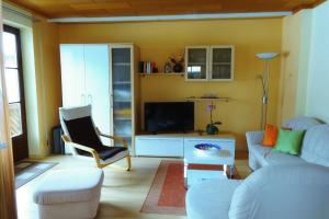 Posezení v ubytování Apartment Bergblick