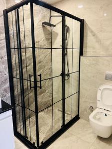 Et badeværelse på Wanderlust Executive Stay