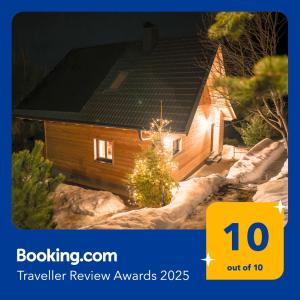 a picture of a house in the snow at ALMNEST - LACHTAL in Lachtal