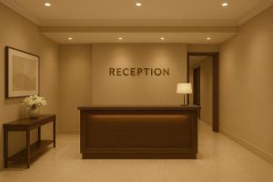 Vstupní hala nebo recepce v ubytování zhen hotel