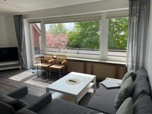 Posezení v ubytování Ferienwohnung-Sylt