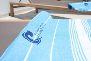 a close up of a mattress on a bed at Domus Marina - Ionio room in Mondragone