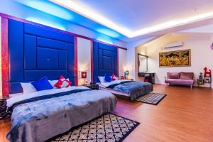 Voodi või voodid majutusasutuse Yilan Amy B&B toas