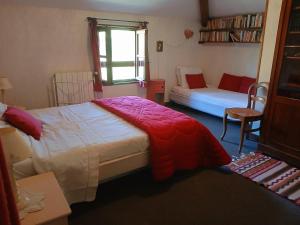 Postel nebo postele na pokoji v ubytování Agréable maison de famille