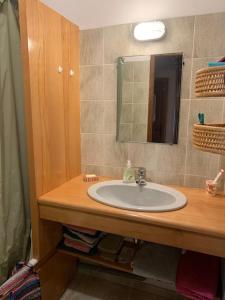 Koupelna v ubytování Agréable maison de famille