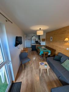 Televiisor ja/või meelelahutuskeskus majutusasutuses Ambiance chalet à la montagne - Val Louron