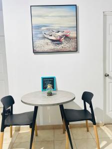 Posezení v ubytování EcoSurf Villa Sunzal, La Libertad