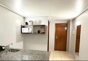 Kuchyň nebo kuchyňský kout v ubytování Flats Cabo Branco