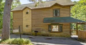 Bygningen som feriehuset ligger i