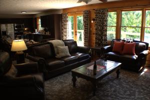 Et opholdsområde på Alpine Air cabin