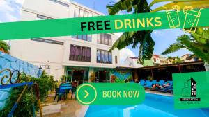 Πιστοποιητικό, βραβείο, πινακίδα ή έγγραφο που προβάλλεται στο Bed Station Hostel & Pool Bar Hội An " Former Sunflower"