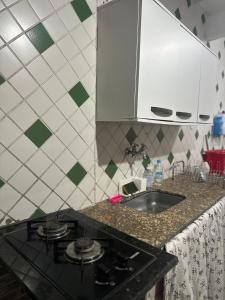 Η κουζίνα ή μικρή κουζίνα στο Hospedagem do Centro