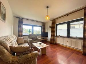 Χώρος καθιστικού στο Romantic apartment with garden