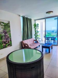 Prostor za sedenje u objektu Luz de Laguna