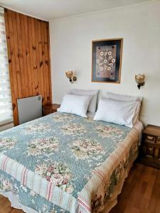 Krevet ili kreveti u jedinici u okviru objekta Hostal Punto Austral